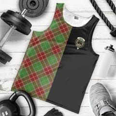 Baxter Modern Tartan Crest Men's Tank Top - Cross Style