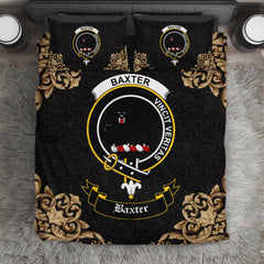 Baxter Crest Black Bedding Set