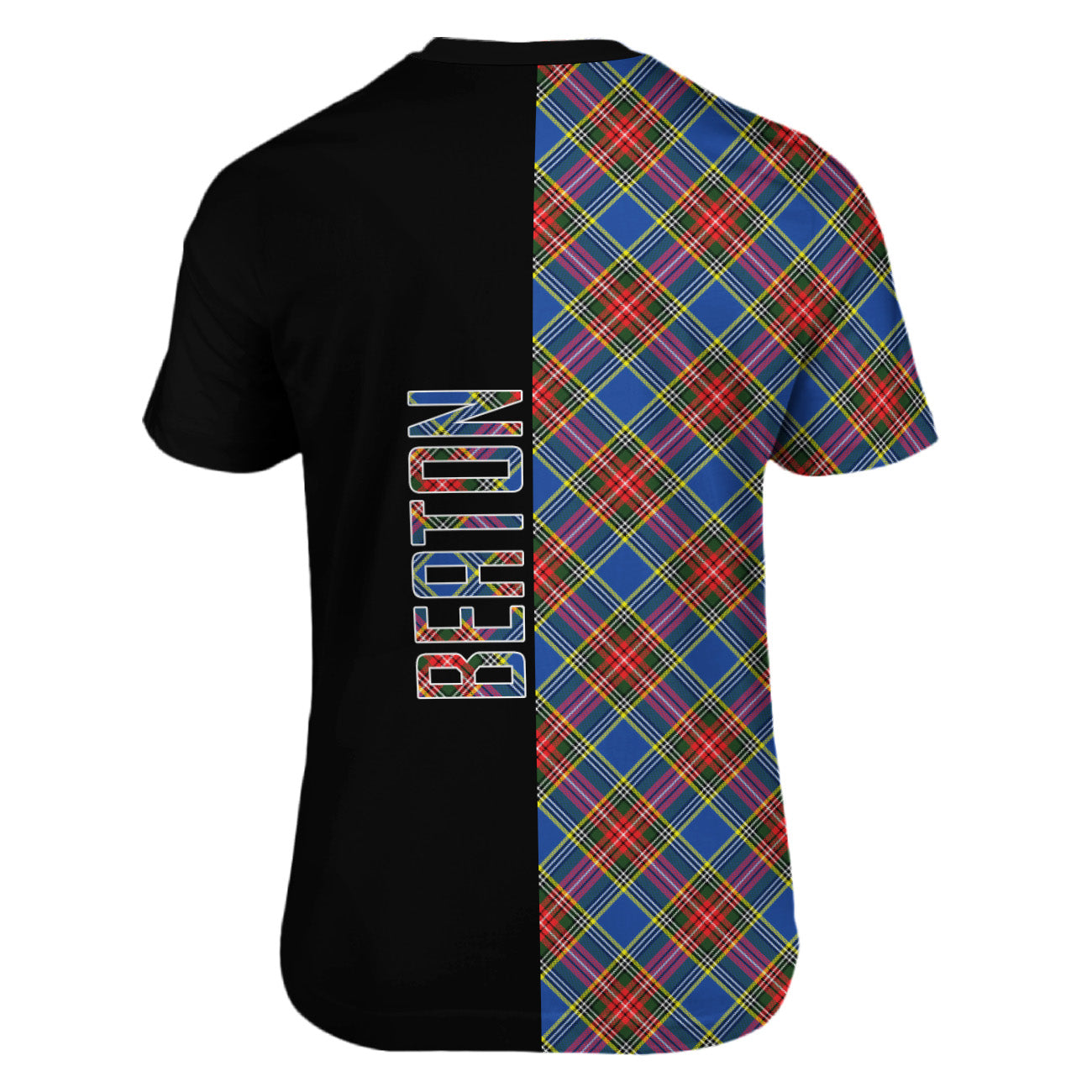 Beaton Tartan T-Shirt Half of Me - Cross Style