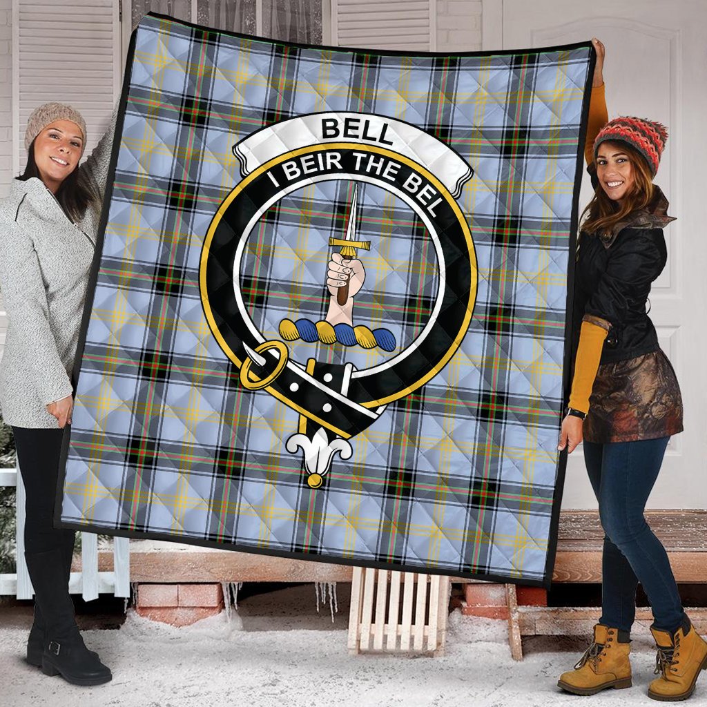 Bell Tartan Crest Quilt