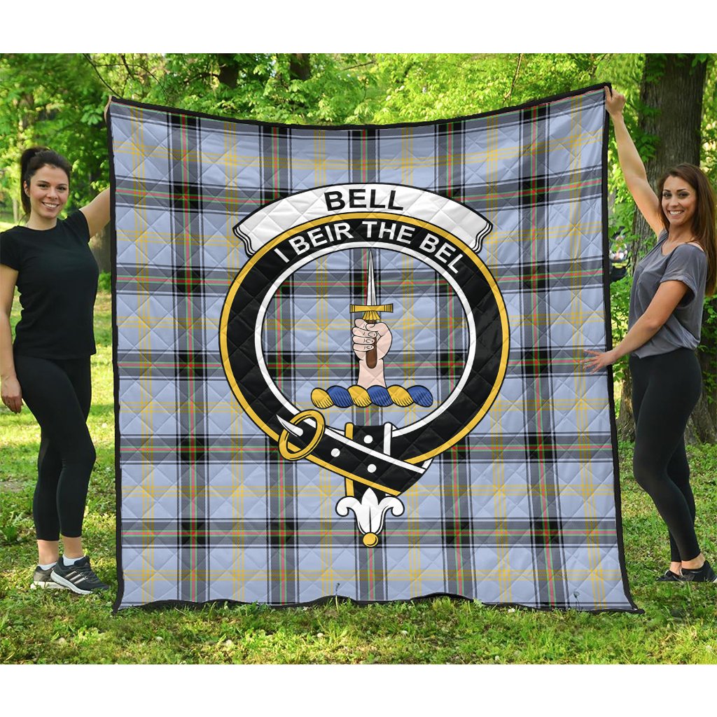 Bell Tartan Crest Quilt