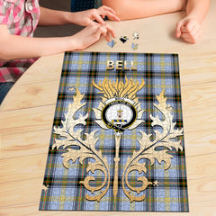 Bell of the Borders Tartan Crest Thistle Jigsaw Puzzles