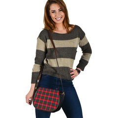 Belshes Tartan Saddle Handbags