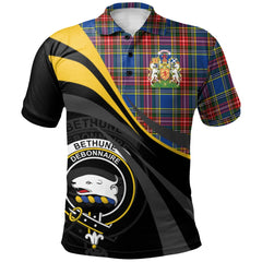 Bethune Tartan Polo Shirt - Royal Coat Of Arms Style