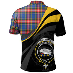 Bethune Tartan Polo Shirt - Royal Coat Of Arms Style
