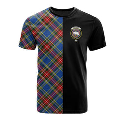 Bethune Tartan T-Shirt Half of Me - Cross Style
