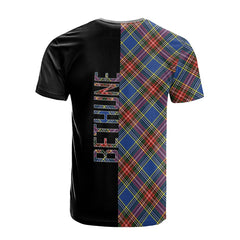 Bethune Tartan T-Shirt Half of Me - Cross Style