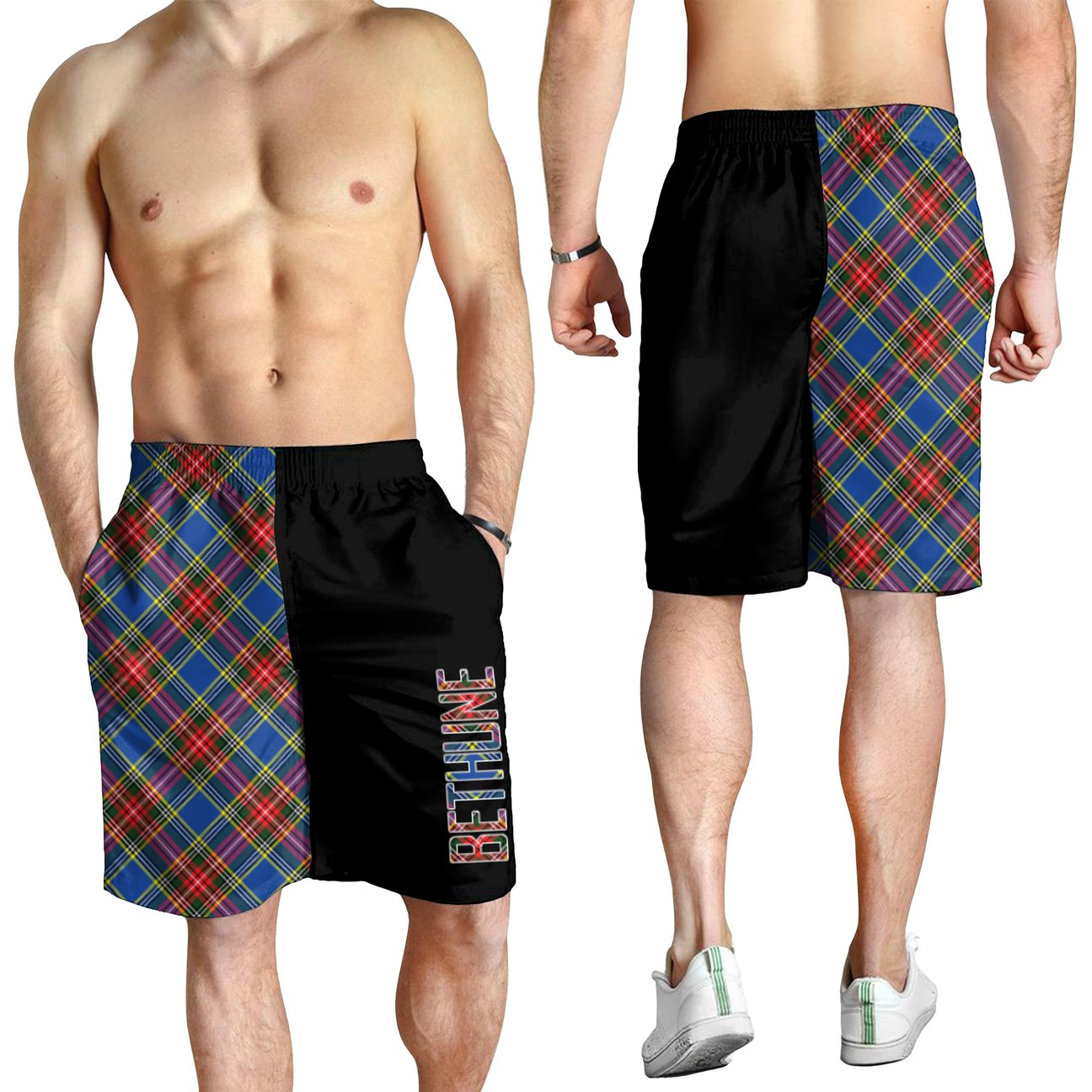 Bethune Tartan Crest Men's Short - Cross Style