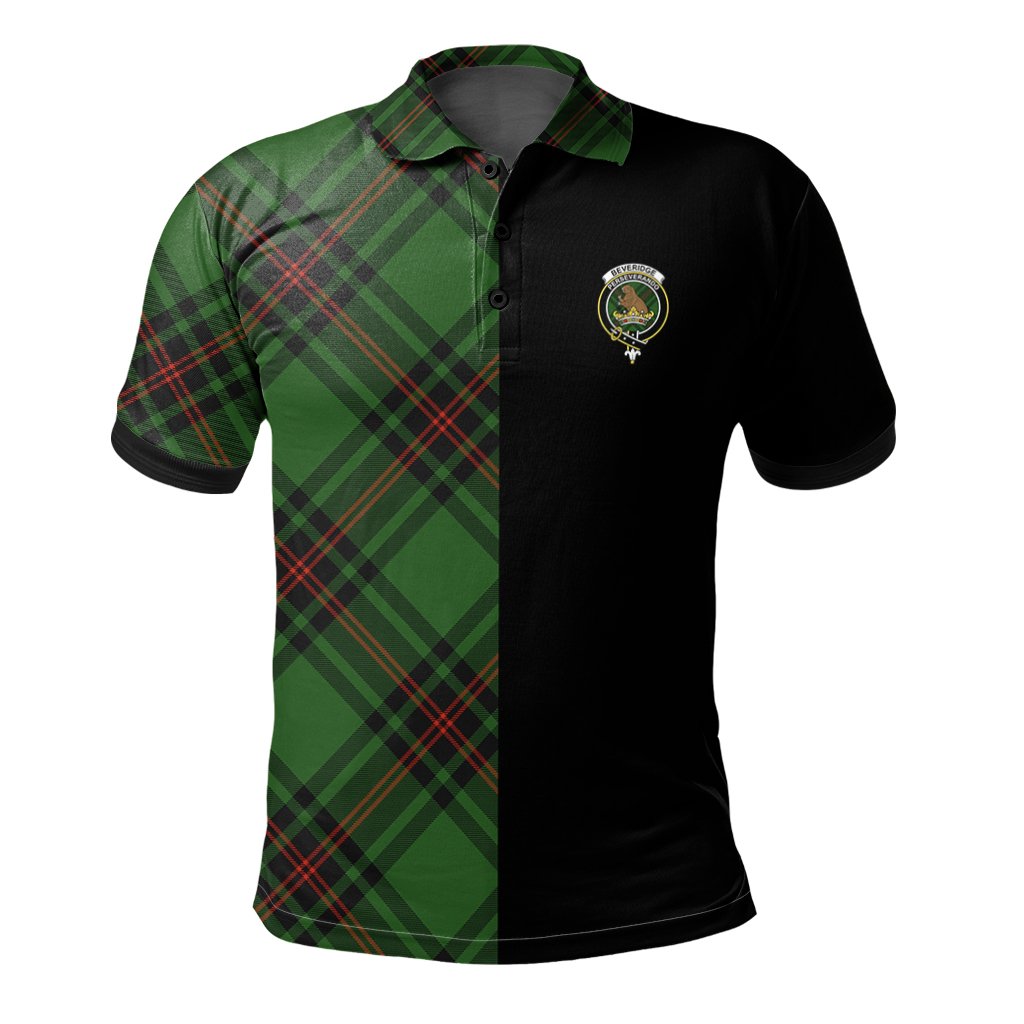 Beveridge Tartan Polo Shirt Half of Me - Cross Style