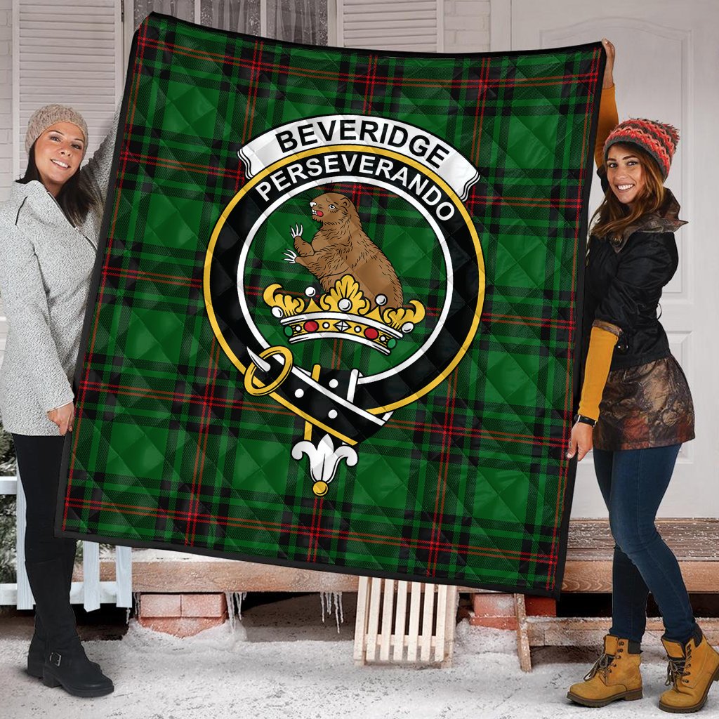 Beveridge Tartan Crest Quilt