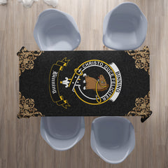 Binning (of Wallifoord) Crest Tablecloth - Black Style