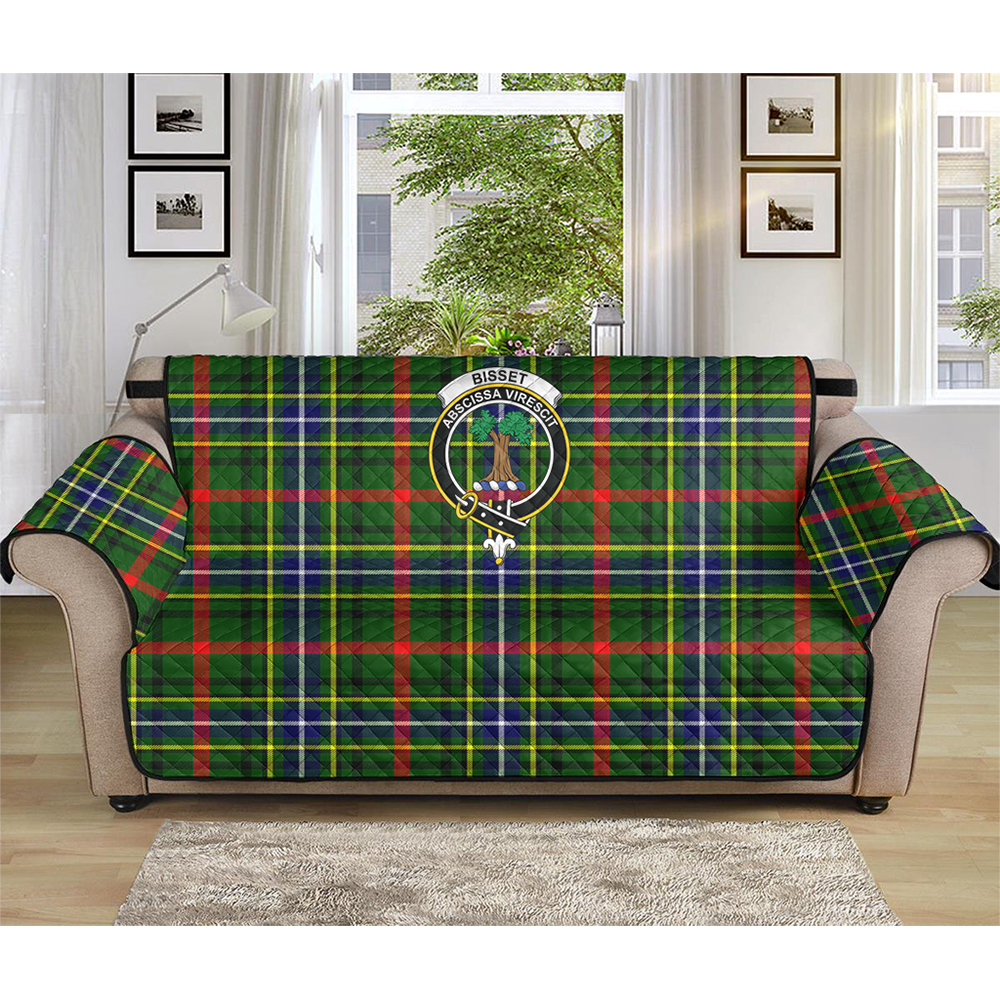 Bisset Tartan Crest Sofa Protector