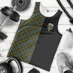 Bisset Tartan Crest Men's Tank Top - Cross Style