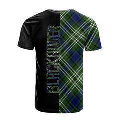 Blackadder Tartan T-Shirt Half of Me - Cross Style