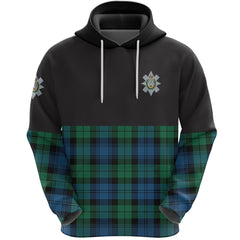 Blackwatch Ancient Clan Half Of Tartan Hoodie