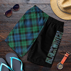 Blackwatch Ancient Tartan Crest Men's Short - Cross Style