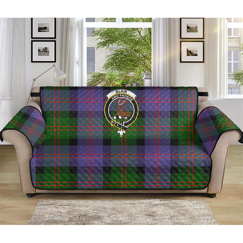 Blair Modern Tartan Crest Sofa Protector