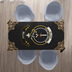 Blane Crest Tablecloth - Black Style