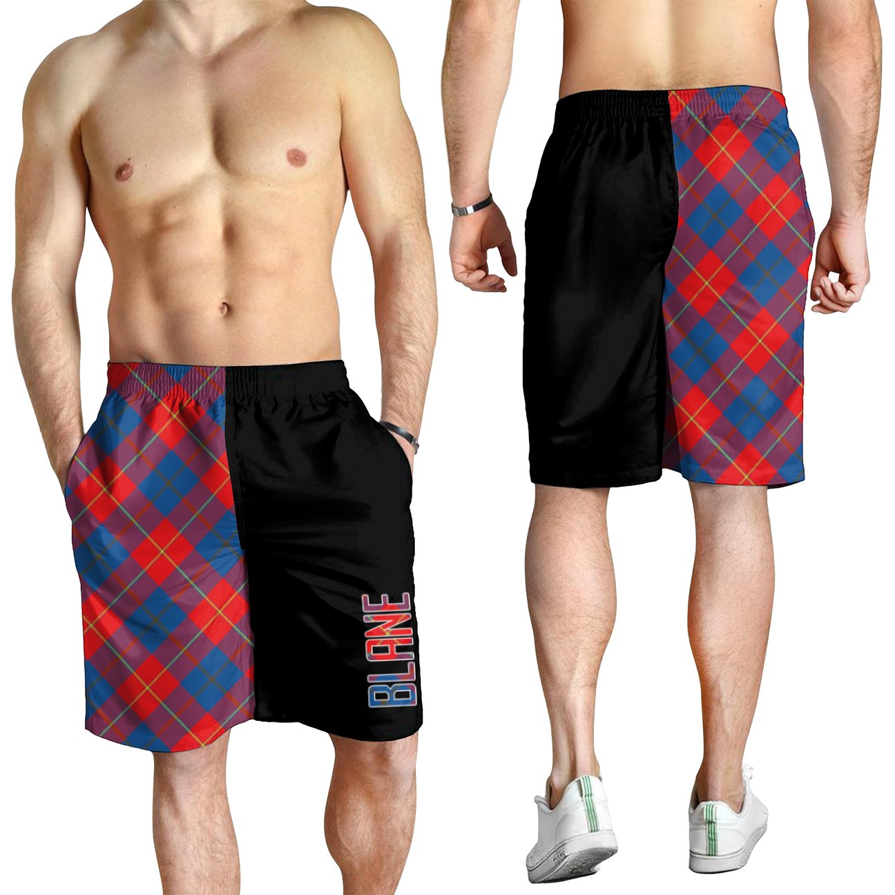 Blane Tartan Crest Men's Short - Cross Style