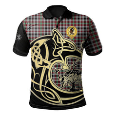 Borthwick Ancient Tartan Polo Shirt Viking Wolf