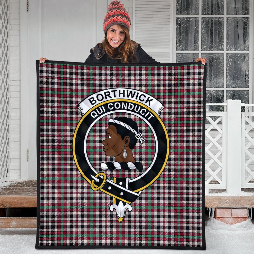 Borthwick Dress Ancient Tartan Crest Quilt