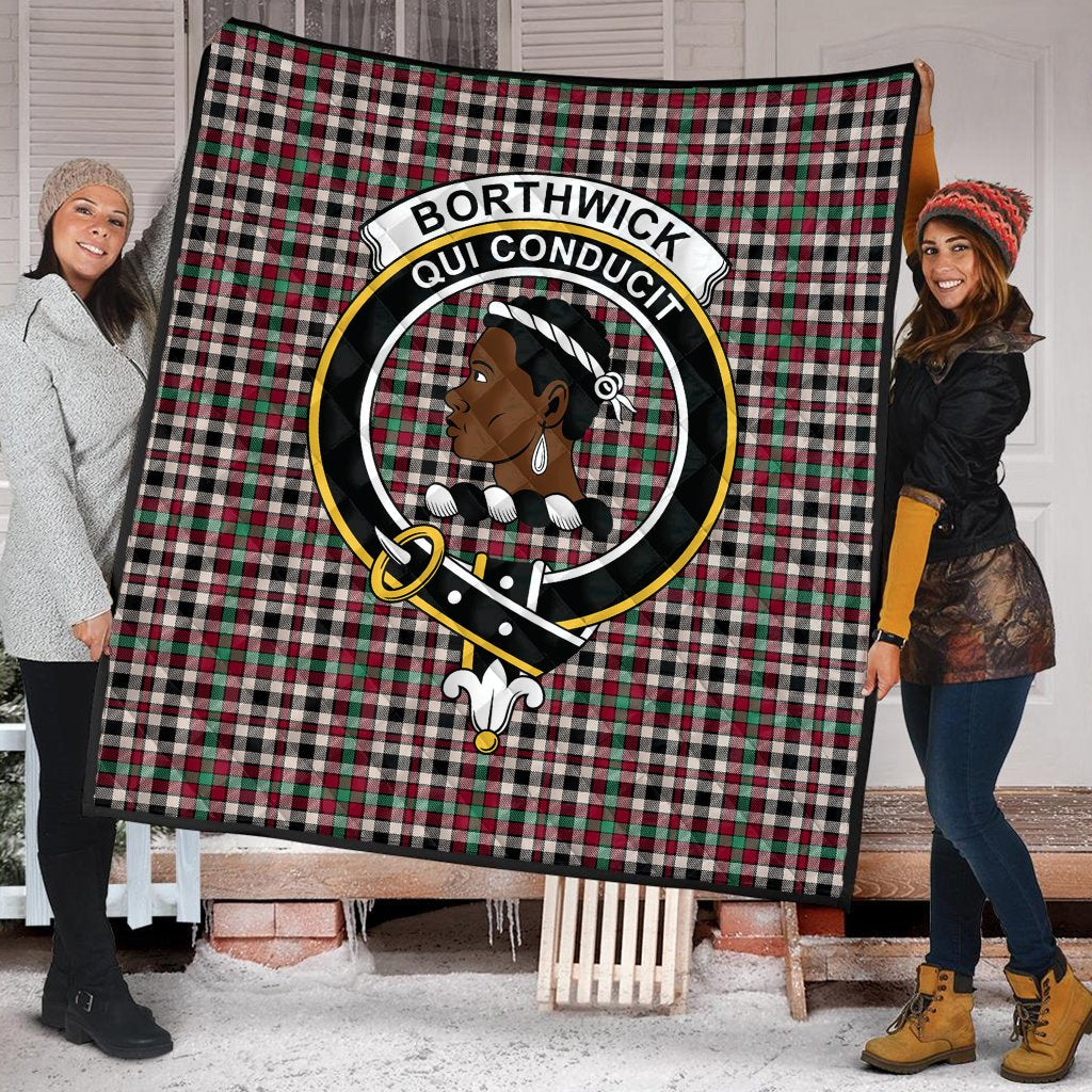 Borthwick Dress Ancient Tartan Crest Quilt