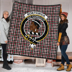 Borthwick Dress Ancient Tartan Crest Quilt