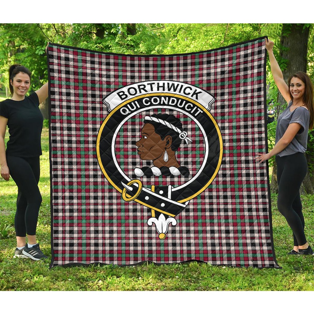 Borthwick Dress Ancient Tartan Crest Quilt