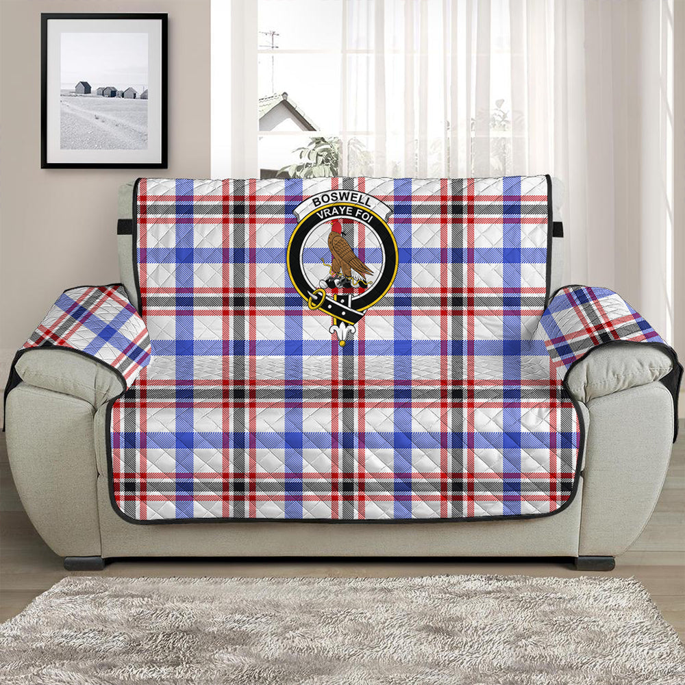 Boswell Modern Tartan Crest Sofa Protector