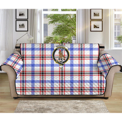 Boswell Modern Tartan Crest Sofa Protector