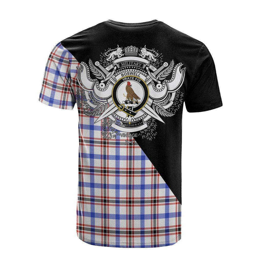 Boswell Modern Tartan - Military T-Shirt
