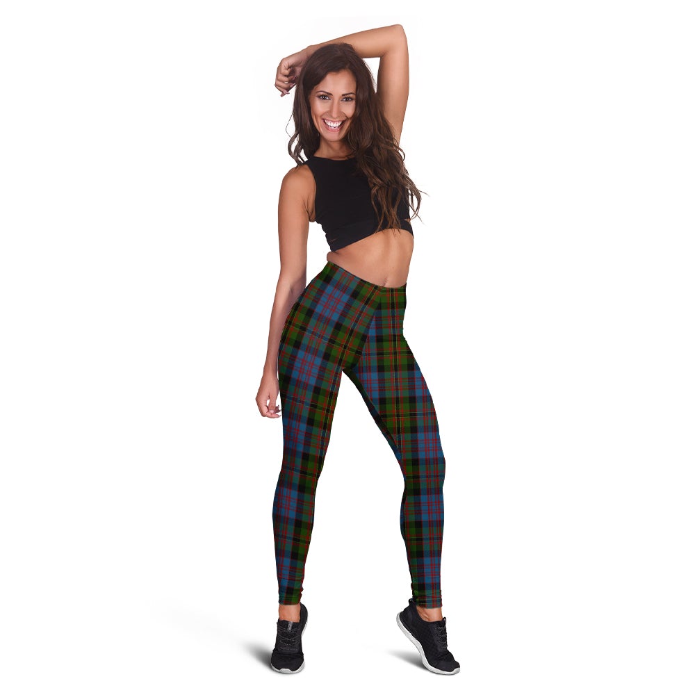 Bowie Black Tartan Leggings