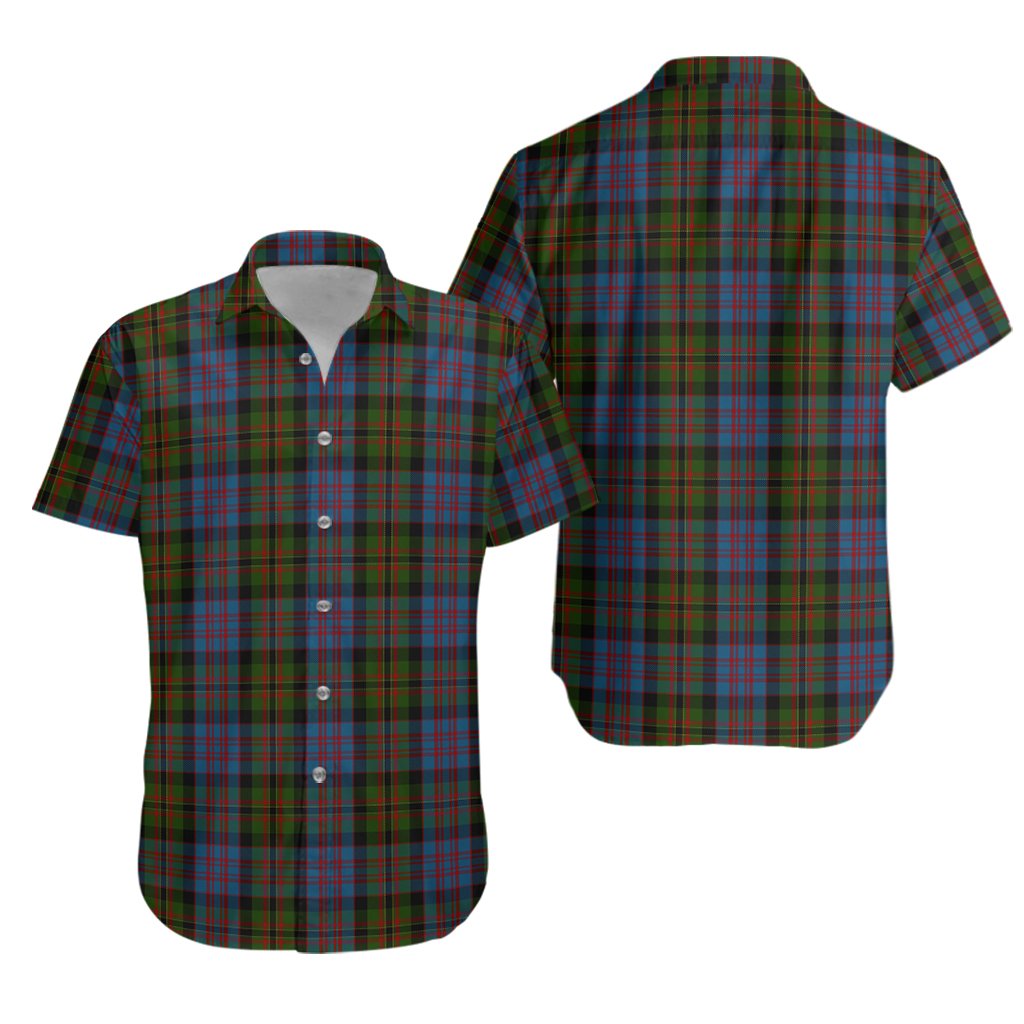 Bowie Black Tartan Hawaiian Shirt