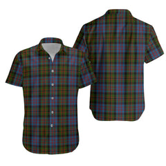 Bowie Black Tartan Hawaiian Shirt