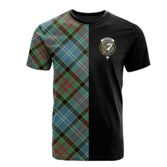 Brisbane Modern Tartan T-Shirt Half of Me - Cross Style