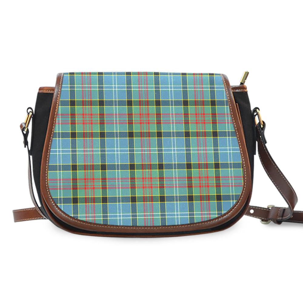 Brisbane Modern Tartan Saddle Handbags