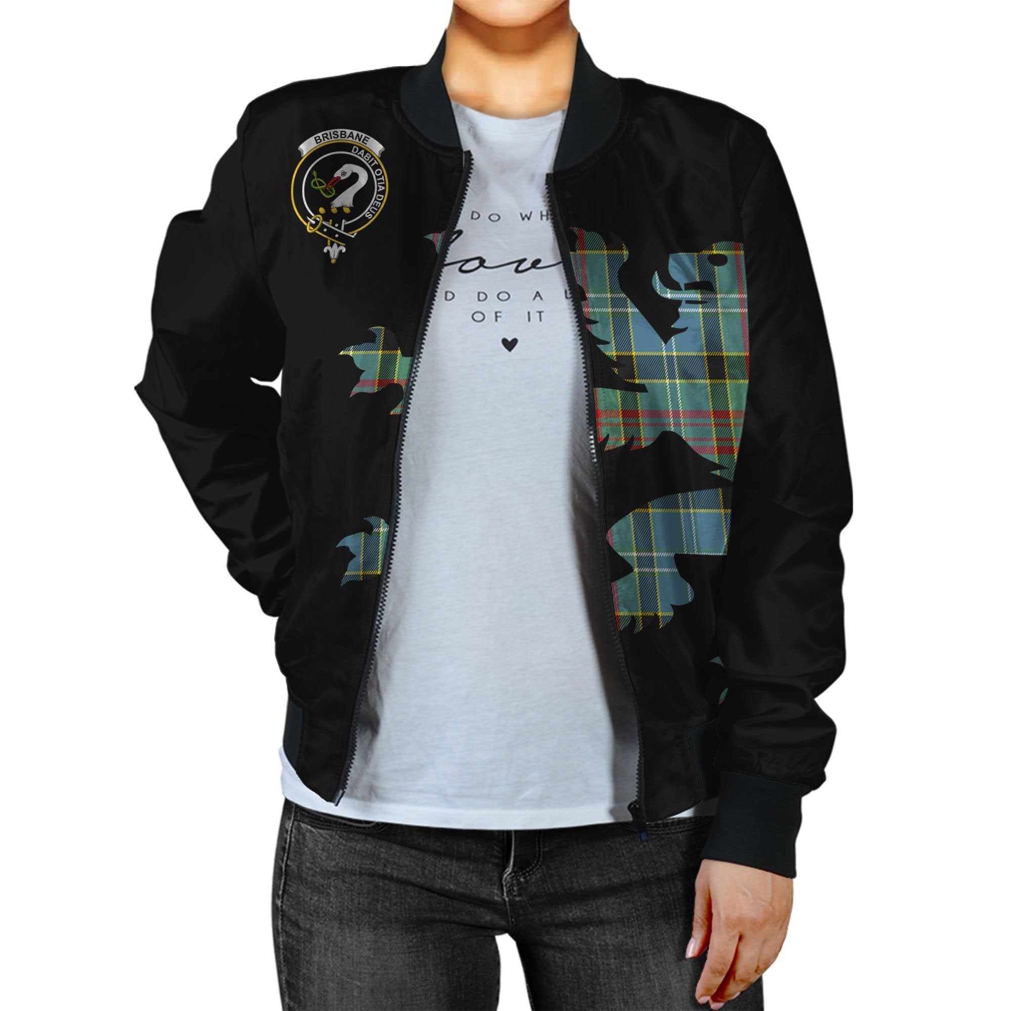 Brisbane Tartan Bomber Jacket Lion & Thistle