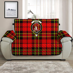 Brodie Modern Tartan Crest Sofa Protector