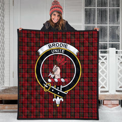 Brodie Tartan Crest Quilt