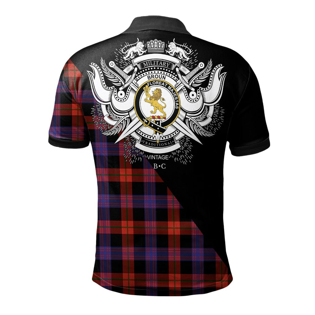 Broun Modern Clan - Military Polo Shirt