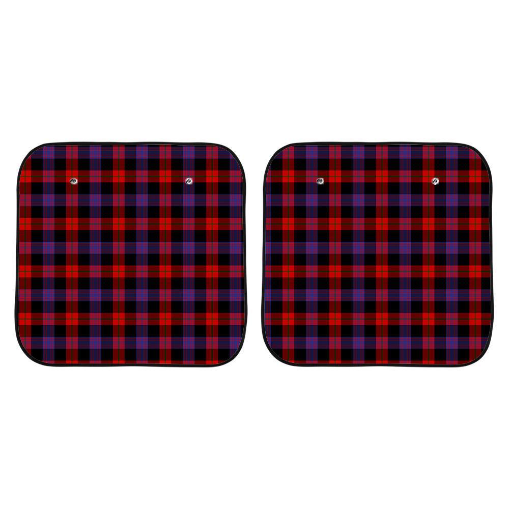 Broun Modern Tartan Car Sun Shade - 2 Pieces