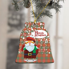 Bruce Ancient Tartan Christmas Ceramic Ornament - Santa Style