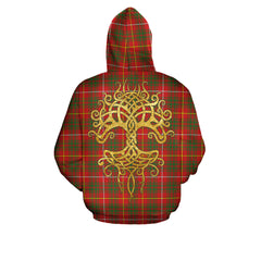 Bruce Modern Tartan Hoodie - Tree Of Life