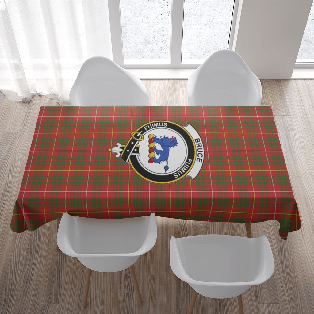 Bruce Tartan Crest Tablecloth