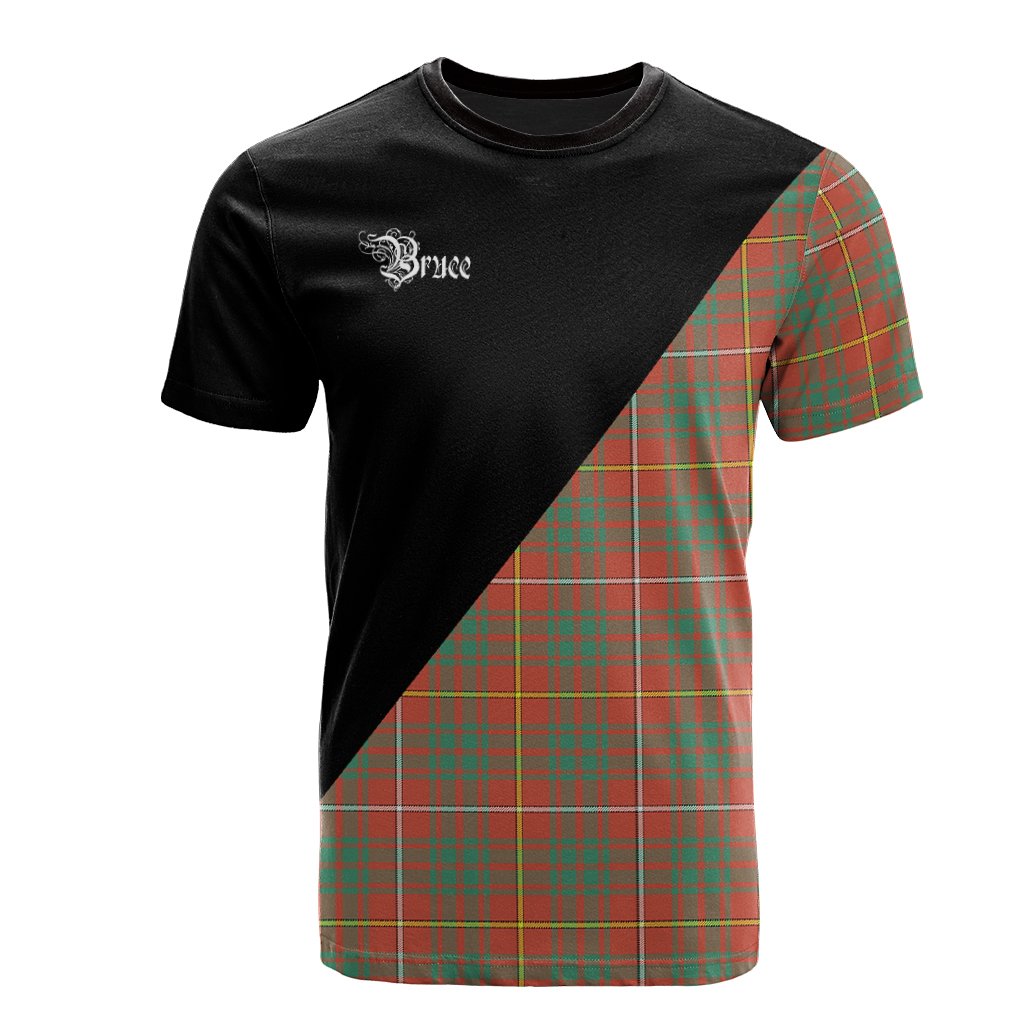 Bruce Ancient Tartan - Military T-Shirt