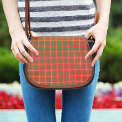 Bruce Modern Tartan Saddle Handbags