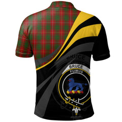 Bruce Vestiarium Tartan Polo Shirt - Royal Coat Of Arms Style