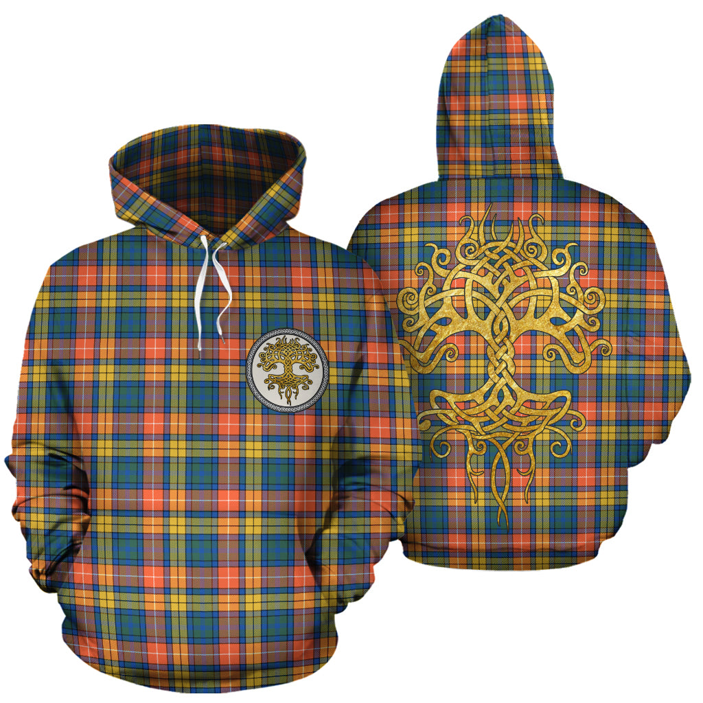 Buchanan Ancient Tartan Hoodie - Tree Of Life