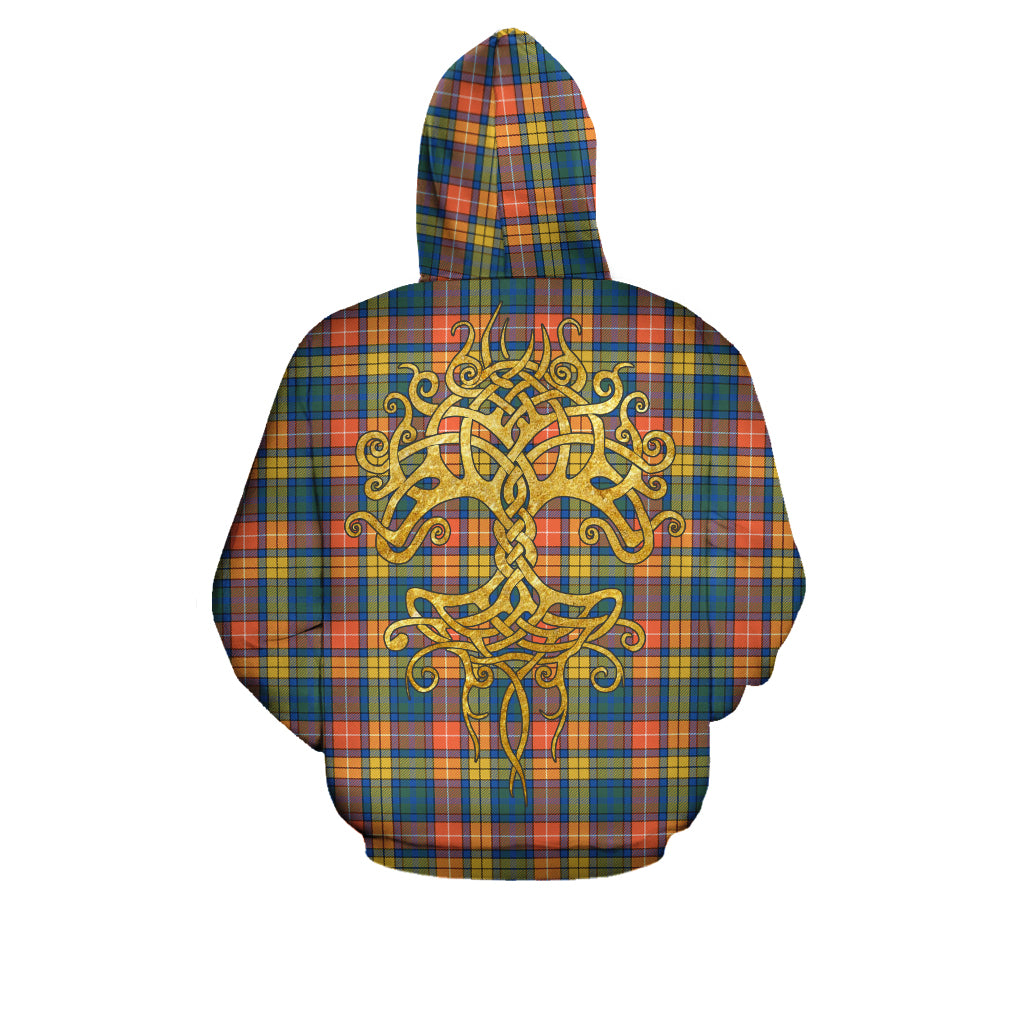 Buchanan Ancient Tartan Hoodie - Tree Of Life