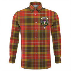 Buchanan Old Set Weathered Tartan Long Sleeve Button Shirt